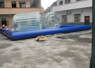 استخر های شناور تجاری با آب غلتک و آب توپ 0.9mm PVC بند بند