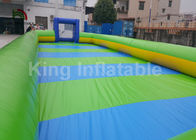 بازی های ورزشی ورزشی بادی تجاری برای کودکان / 12 * 6 متر میدان تورم بادی