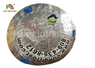 1.0mm PVC / TPU Inflatable Water Rolling Wheel Toy for adults سرگرمی