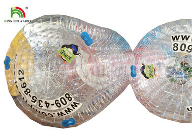 1.0mm PVC / TPU Inflatable Water Rolling Wheel Toy for adults سرگرمی