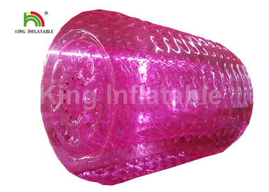 2.4 میلی متر قطر بزرگسالان صورتی آب بادی Zorb غلتک PVC آب اسباب بازی برای تفریح