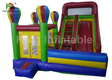 0.55mm PVC Interualin 4 in 1 Combo با پرتاب بادی با اسلاید برای کودکان و نوجوانان