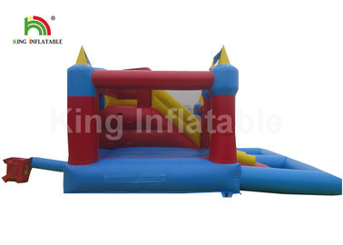 Fire - Retardant Toddler Outdoor Outdoor Inflatable Bouncers با استخر اسلاید / آب
