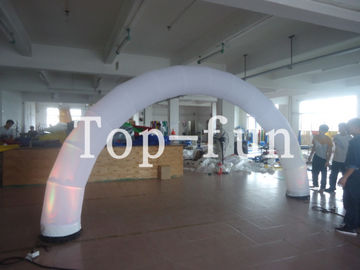 چراغ قوه Inflatable سفید Wiht چراغ نور شب برای فروش / قوس ورودی با تورم با چراغ لوله