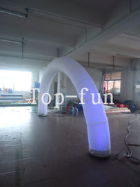 چراغ قوه Inflatable سفید Wiht چراغ نور شب برای فروش / قوس ورودی با تورم با چراغ لوله