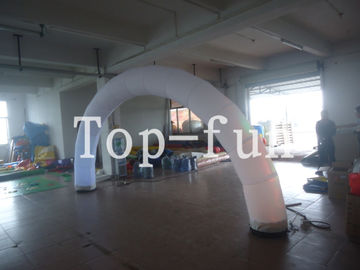 چراغ قوه Inflatable سفید Wiht چراغ نور شب برای فروش / قوس ورودی با تورم با چراغ لوله