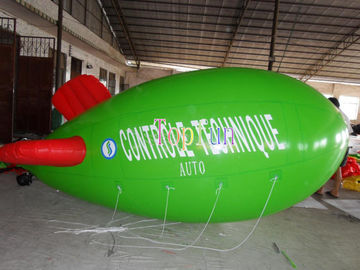 بالن بزرگ در فضای باز Helium Blimp بالن تبلیغاتی بادکنک با 0.18mm - 0.2mm PVC