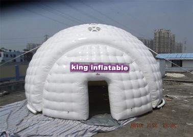 چادر بادی Inflatable / چادر سفید گنبد کوتاه مدت پروژه نمایش رویدادها