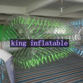 پی وی سی پی وی سی / TPU پیاده روی بادی روی سیلندری برای پارک آب
