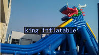غواص اژدها Inflatable Water Slide اسلاید ساحل با استخر برای کودکان و بزرگسالان