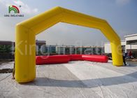 غول زرد تبلیغ قایق ورودی inflatable برای نمایش تبلیغاتی