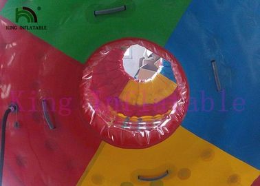 انفجار رنگارنگ آب اسباب بازی / غلتک با PVC / TPU 2.8m طولانی 2.4m قطر