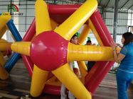 PVC / TPU Inflatable Water Toy، Roller Walking Colorful در آب برای ورزش های آبی
