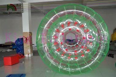 بازدارنده آتش PVC / TPU Inflatable Water Toy با رشته های رنگی در داخل نمایش