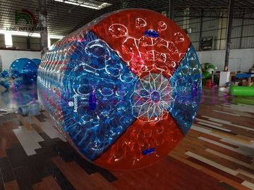 ضد آب PVC / TPU نصب شده بزرگ اسباب بازی آب بادی با پمپ هوا CE برای بازی آب
