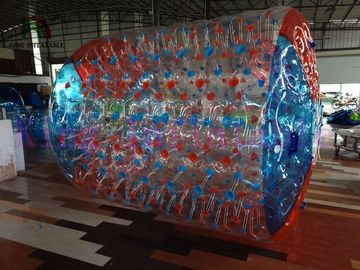 ضد آب PVC / TPU نصب شده بزرگ اسباب بازی آب بادی با پمپ هوا CE برای بازی آب