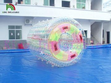 سفارشی 1.0mm PVC / TPU انفجار اسباب بازی آب، شفاف آب غلتک استوانه ای