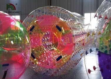 سفارشی 1.0mm PVC / TPU انفجار اسباب بازی آب، شفاف آب غلتک استوانه ای