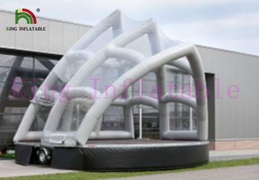 چادر رویداد Inflatable PVC سفید با سایه اتاق اپرا سیدنی و سقف شفاف