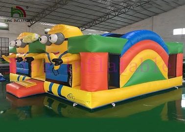 برج های رنگارنگ Bounce Houses CE چاپ دیجیتال PVC Jumping Ground
