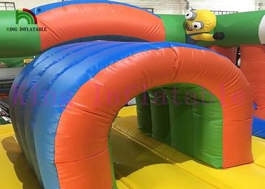 برج های رنگارنگ Bounce Houses CE چاپ دیجیتال PVC Jumping Ground