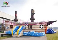 دزدان دریایی / کوسه 0،9 میلی متر PVC بادی پارک آب چندگانه / زمین بازی رنگارنگ