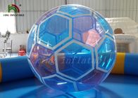 1.0 میلیمتر شفاف PVC / PTU تورم توپ فوتبال ضربه تا به توپ آب