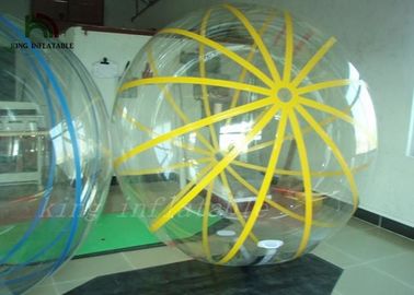 1.0 میلیمتر PVC / TPU تورم بادی در توپ طلای توپ Walking Ball خود ایستاده 2 متر قطر