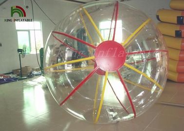 1.0 میلیمتر PVC / TPU تورم بادی در توپ طلای توپ Walking Ball خود ایستاده 2 متر قطر