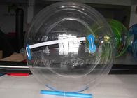 تفریح ​​خانواده شفاف تورم بادی توپ توپ 1.0mm PVC / PTU