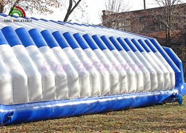 PVC بیرونی در فضای باز غول سالن تورم رویداد چادر سفید / رنگ آبی