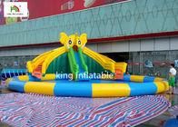 پارک آبی بادی PVC فیل با استخر شنا برای کودکان 1 سال گارانتی