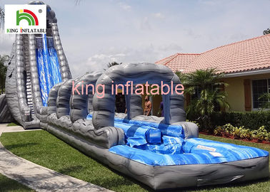 اسلایدهای آب بادی غول در خارج از غرفه برای بزرگسالان سرگرمی PVC Tarpaulin