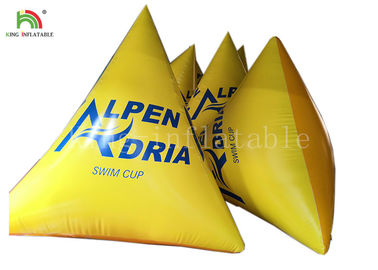 بازی های ورزشی آبی رنگ زرد 2 * 2 * 2 M شناور شناور بادی