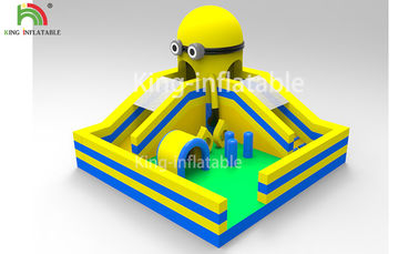 اسلایدهای خشک اسلایدهای خشک اسلحه خشک قلعه بادی پرتاب تورم داخلی Minions