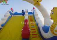 PVC Tarpaulin Blue B inflers inflatable Bouncers کودک نوار اسلاید پارک مخصوص پارک تفریحی