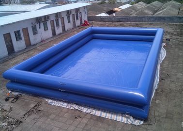 12 x 8 x 1.3 متر لوله دو جداره PVC پنبه ای بامبو استخر های شناور بادی برای سرگرمی بالا