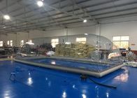 چادر پوشش گنبد استخر شنای شفاف 8 متری تجاری