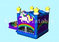 Castle Tarpaulin OEM Unicorn Rainbow Castle Bouncer بادی