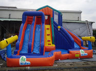 گواهینامه CE با پارک آب قابل تورم با Slide PVC بند بند برای بازی های آبگرم کودکان و نوجوانان