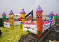 زمین سرگرم کننده باد، پارک تفریحی تورم برای بچه ها / تجاری