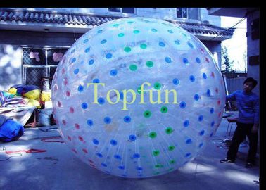 سفارشی اوقات فراغت غول بادی Zorb توپ 1.0mm / 0.8mm PVC / TPU