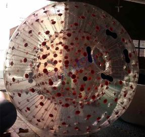 سفارشی اوقات فراغت غول بادی Zorb توپ 1.0mm / 0.8mm PVC / TPU