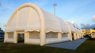 چادر مهمانی بادی تجاری سفید PVC چادر مهمانی در فضای باز