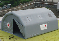 پناهگاه موقت پزشکی در فضای باز چادر بادی PVC خاکستری