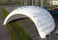 چادر رویدادی با ساختار گنبد بادی سفید غول پیکر برای تجاری