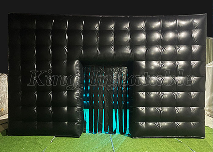 چادر رویداد بادی 6 متر * 6 متر * 4 متر PVC در فضای باز مهمانی چادر بادی بادکنکی