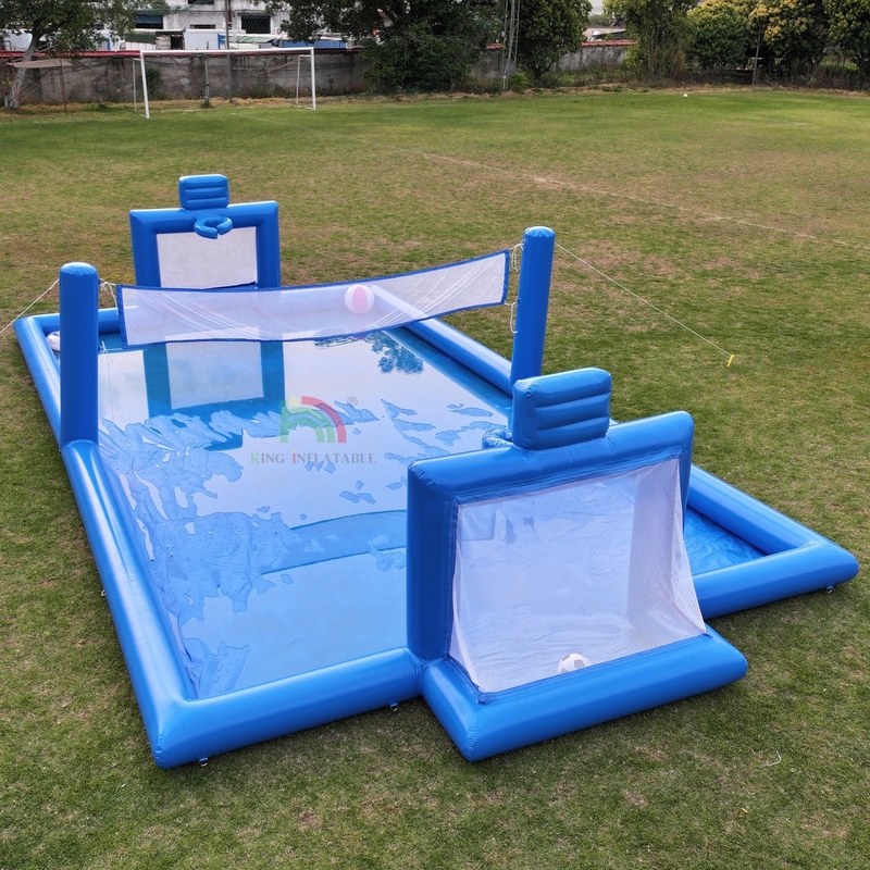 بازی های ورزشی پرتابی PVC آبی پرتابی آب والیبال شبکه زمین فوتبال میدان ورزشگاه زمین فوتبال میدان