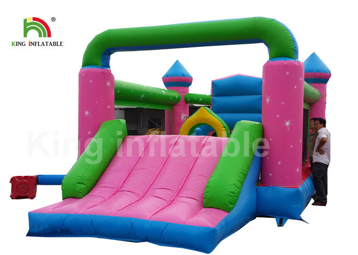 پی وی سی PVC Pink Princess با قابلیت انعطاف پذیری مجتمع های بازرگانی بی نظیر تجاری برای فعالیت های کودکان در فضای باز