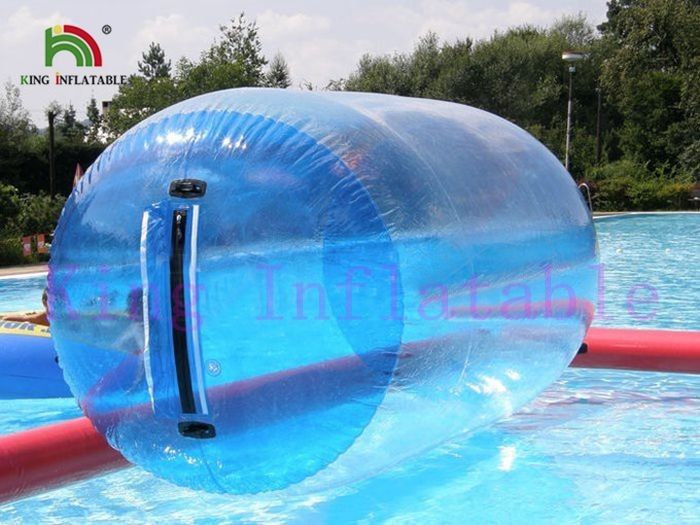 PVC / TPU Transparent Inflatable Water Toy / Inflatable Water Roller for rental use